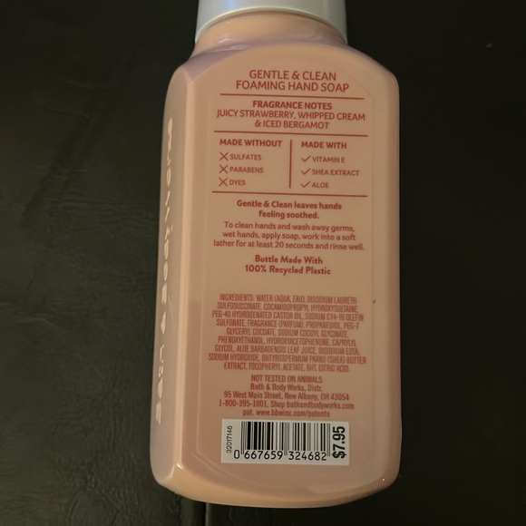 Lot of 4 Brand New Bath & Body Works Foaming Hand Soap - Fall/Winter Fragrances! - Picture 3 of 9
